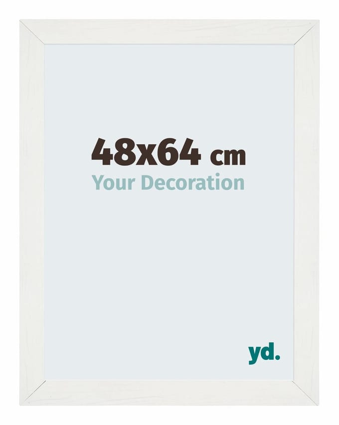 Your Decoration - Fotolijst 48x64 cm - MDF - Wit Geveegd - Mura