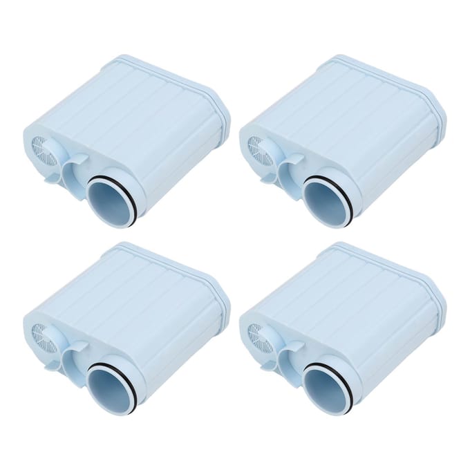 Lot de 4 filtres à eau de rechange pour machine à café Saeco Aquaclean CA6903 10 accessoires white