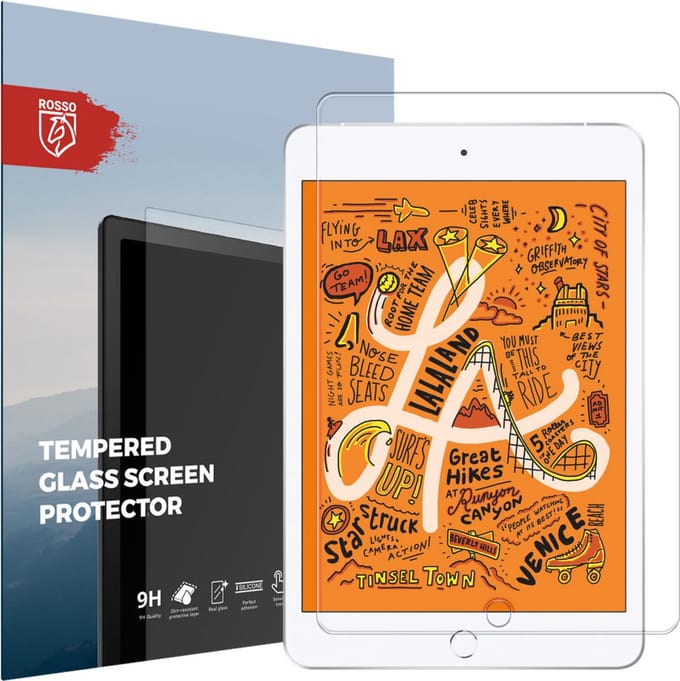 Rosso Screen Protector Geschikt voor Apple iPad Mini 4 / 5 9H Tempered Glass