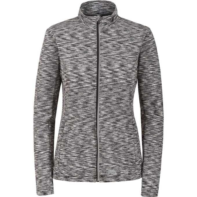 Trespass - Dames Indira Lange Mouwen Full Zip Sporttop (Grijs)