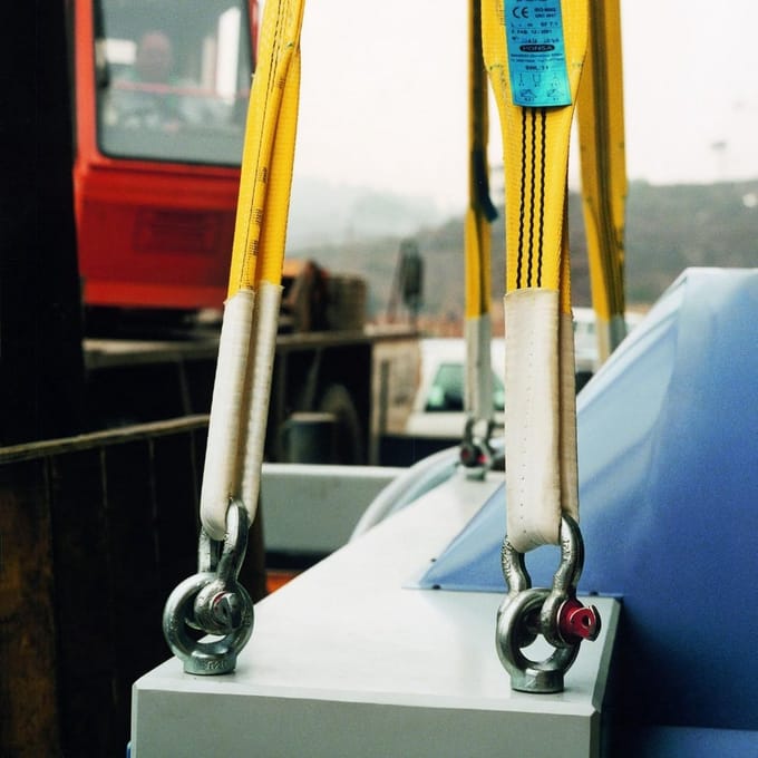Sterke Polyester Hefband met Ooglus - 2000 kg Draagvermogen - 6 Meter Lengte