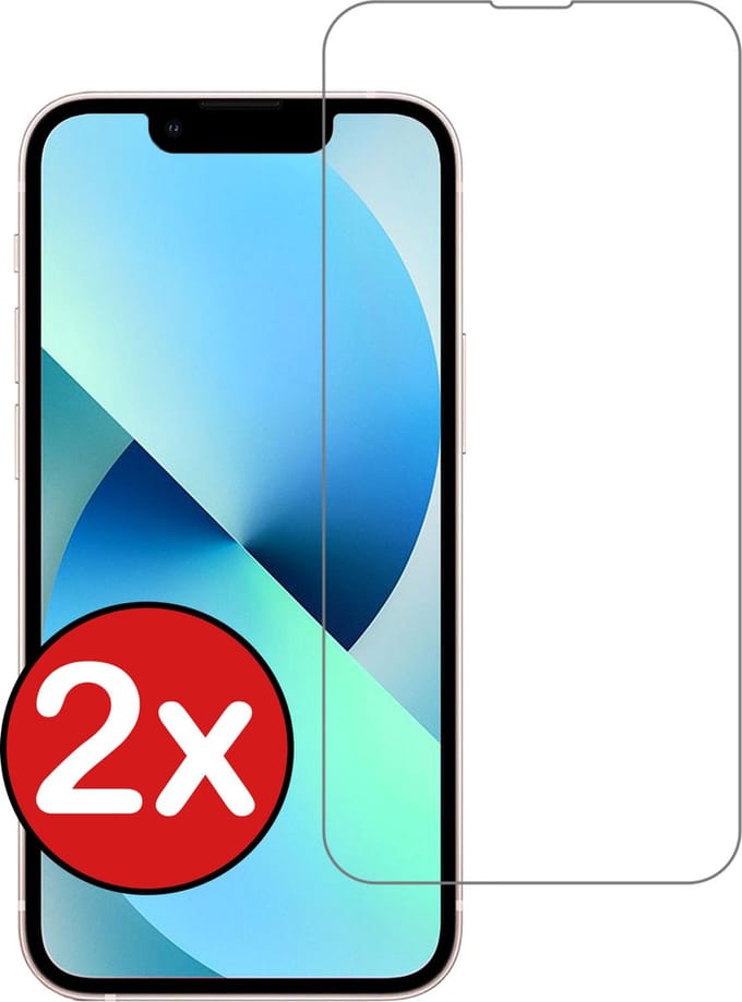Screenprotector - 2 Stuks - Geschikt voor Apple iPhone 14 Pro Max - Volledige Dekking - Beschermglas - Gehard Glas - Tempered Glass - Screen Protector
