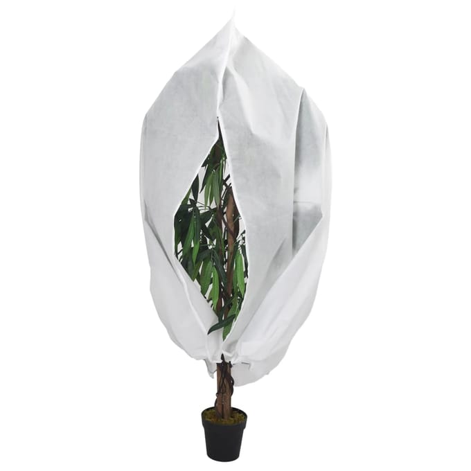 vidaXL - Plantenhoezen - met - ritssluiting - 2 - st - 70 - g/m² - 1x1,55 - m