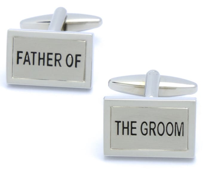 Manchetknopen - Father of the Groom Rechthoek