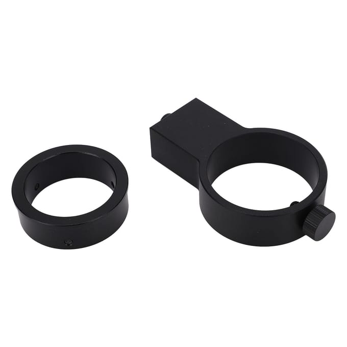 Microscoop Lens Ring Adapter Aluminiumlegering Microscoop Camera Adapter Focusserende Beugel Houder 42mm black