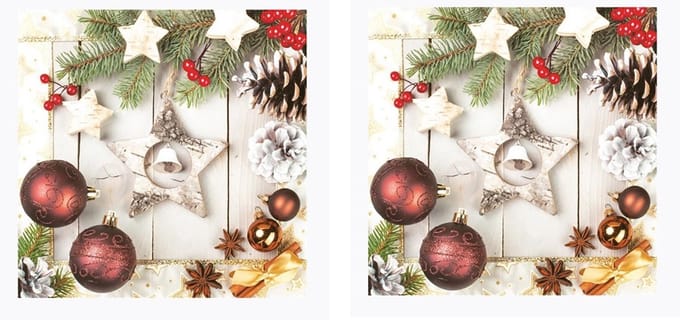 Kerst - feestdagen - servetten - Kerstservet - 2 x 20 stuks - 33x33 cm