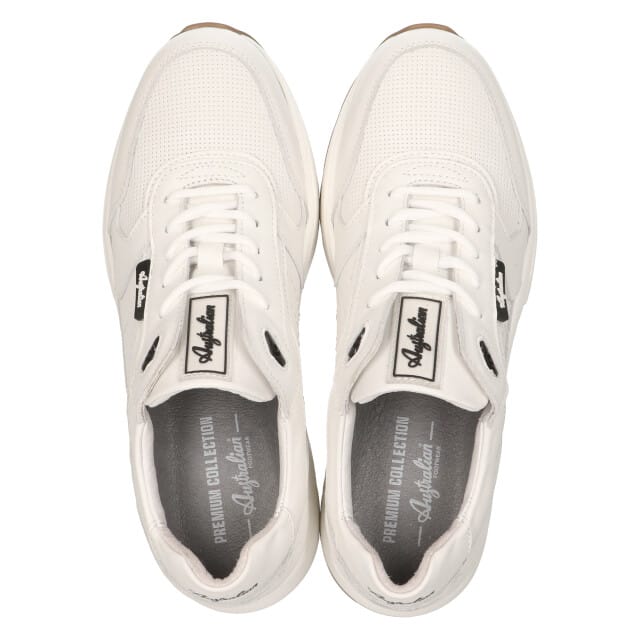 Australian witte leren heren sneakers - Covilha