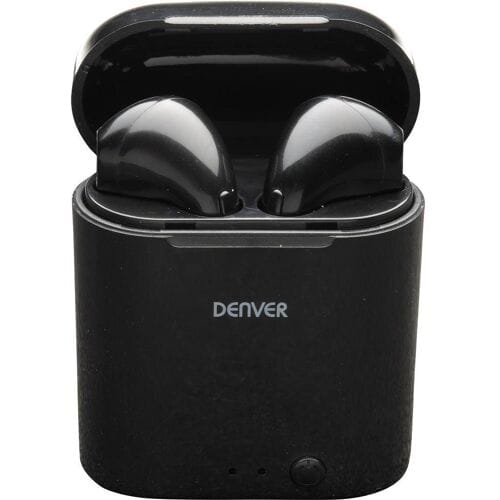 Denver TWE-36 Telefoon In Ear oordopjes Bluetooth Stereo Zwart Oplaadbox