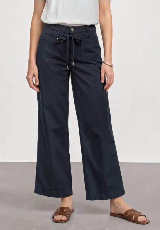 Straight Leg broek in een gewassen look