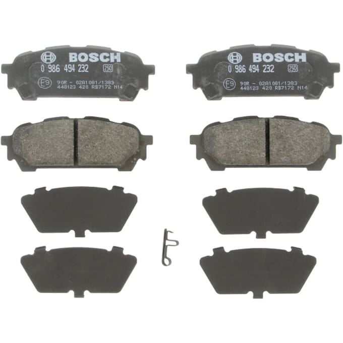 Remblokset BOSCH 0 986 494 232, achter