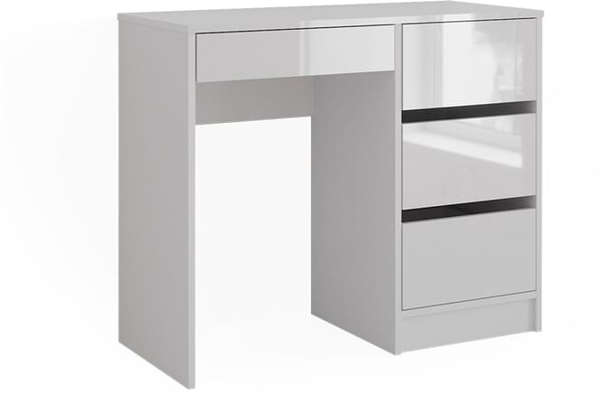 Vicco Sherry Bureau – 90 x 40 cm met laden Wit Hoogglans