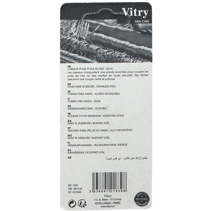 Vitry Classic Schaar Neusharen Inox 1034 1