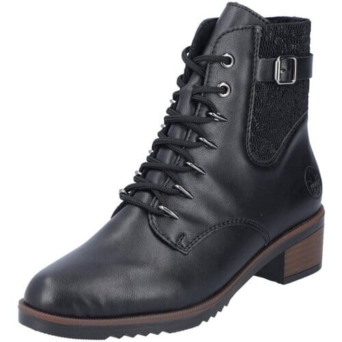 Rieker Veterboots - Dames - Zwart - Maat:37