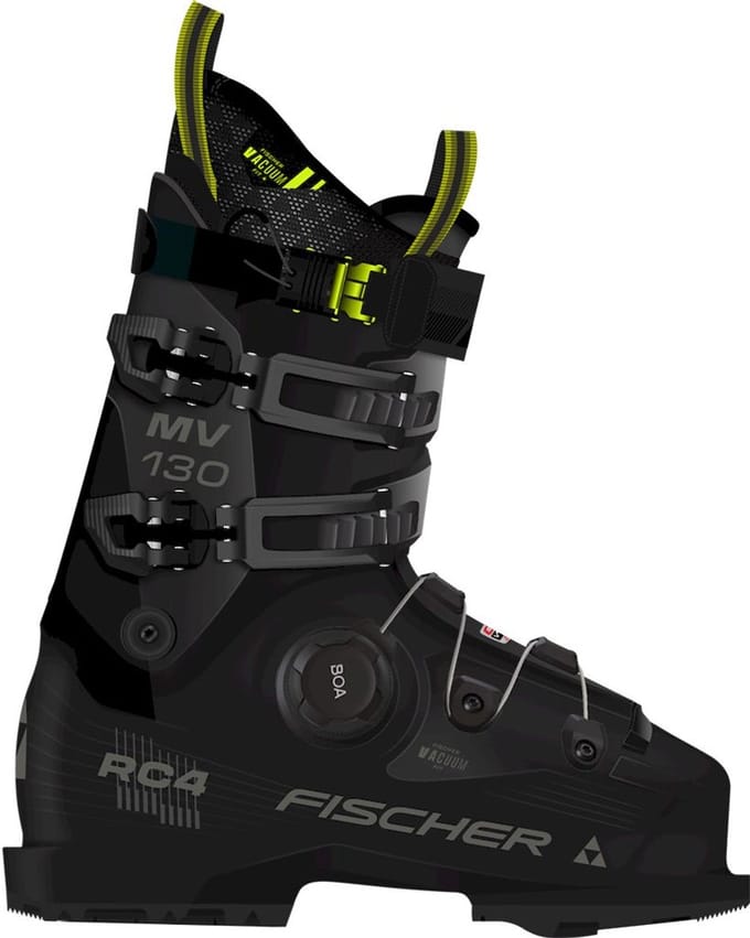 FISCHER - rc4 130 mv vac boa black - Skischoenen heren - Zwart
