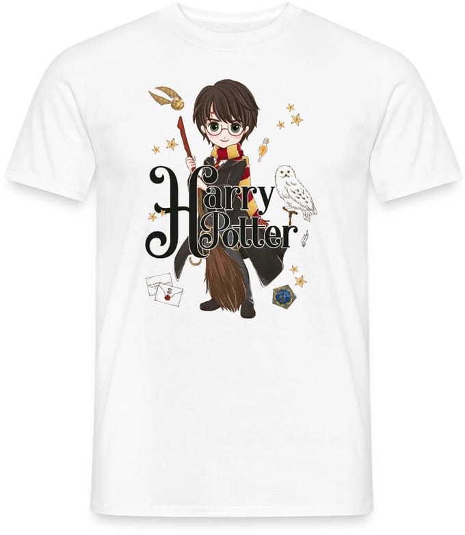 Harry Potter Onderdelen T-Shirt Heren