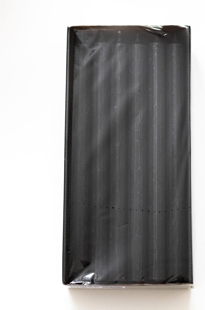 Branded By - Dinerkaarsen - Kaarsen - Zwart - Black - 28 cm - 18 stuks
