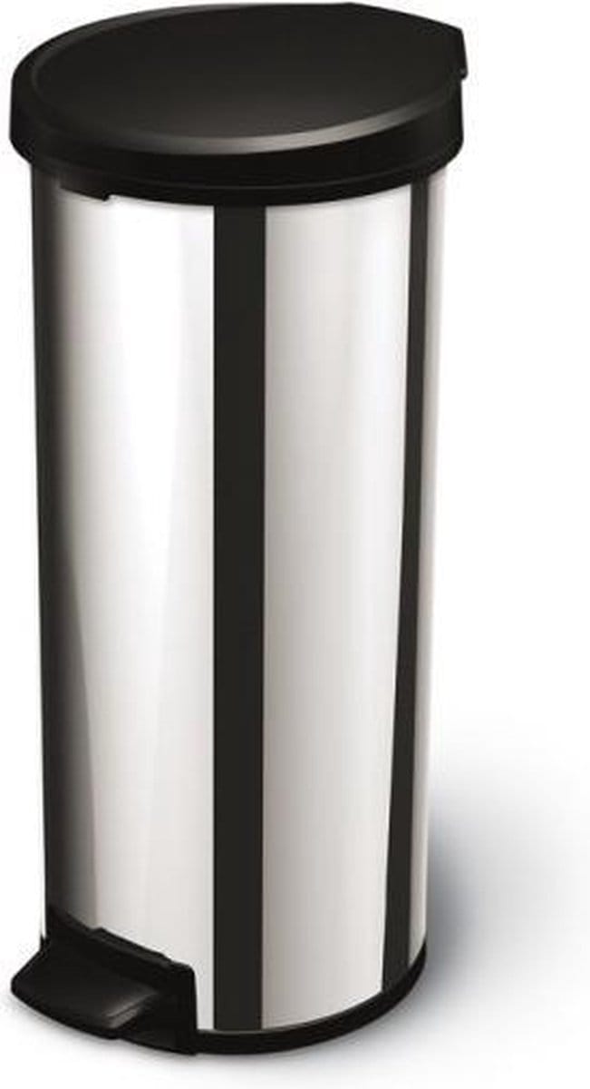 Simplehuman Trim Ring Pedaalemmer - 30 l - RVS