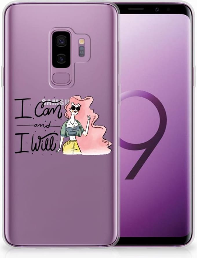 Samsung Galaxy S9 Plus Telefoonhoesje met Naam i Can