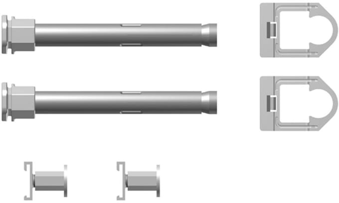 Kermi Boorconsoleset, d:18mm, L=130mm, ZB02760002