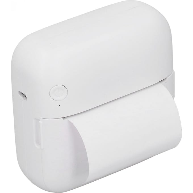 Mini Printer Wit Mini Zakprinter Bluetooth Thermische Labelprinter voor Foto Afbeelding Thuis