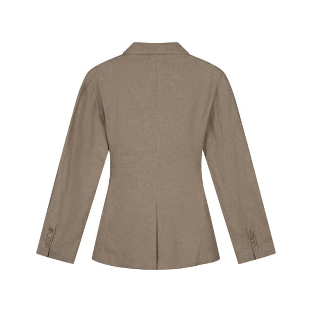 Asymmetrische Linnen Blazer Olaf Hussein
