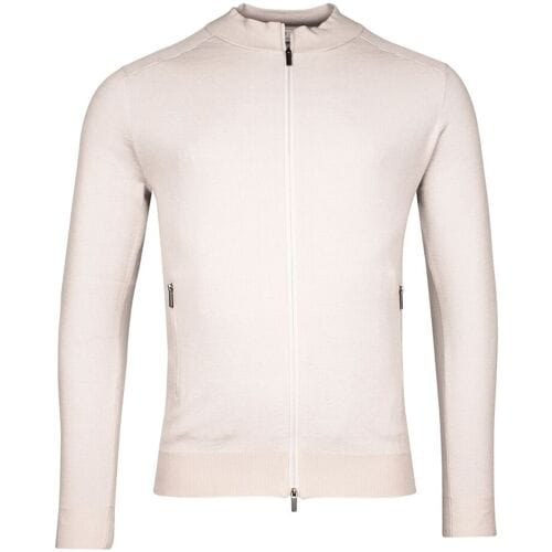 Thomas Maine Vest Cardigan Full Zip Half Milano Knit Kitt / male