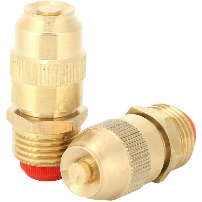 2 Stuks G1 2 FNPT DN15 Koper Gazon Sproeier Nevelend Water Mondstuk Koeling Besproeiing Irrigatie beige
