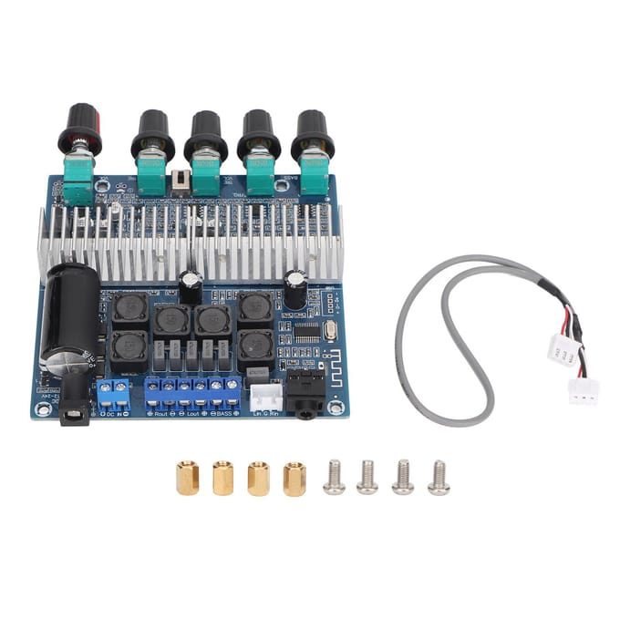 Subwoofer Luidspreker Versterkerbord 2.1 Hoge Vermogen HiFi Bas en Treble Regeling Digitale Geluidsvermogen