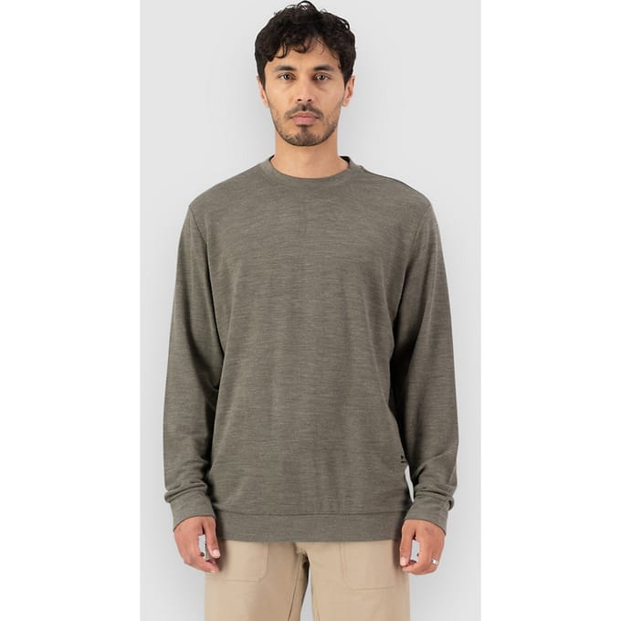 Mons Royale Horizon Merino Crew Sweater groen