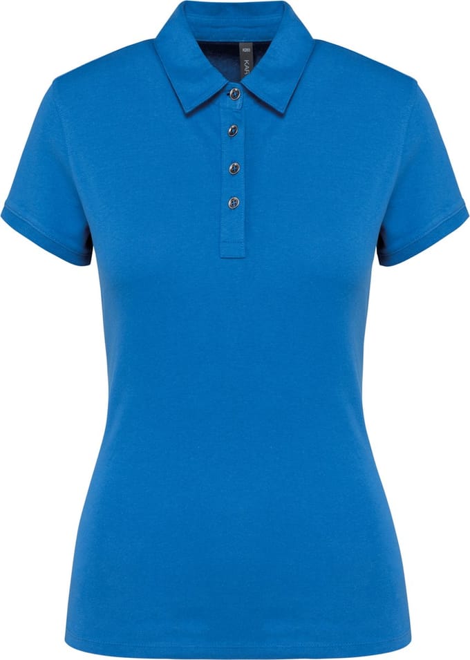 Kariban Damespolo korte mouwen van jersey K263 - Light Royal Blue - S