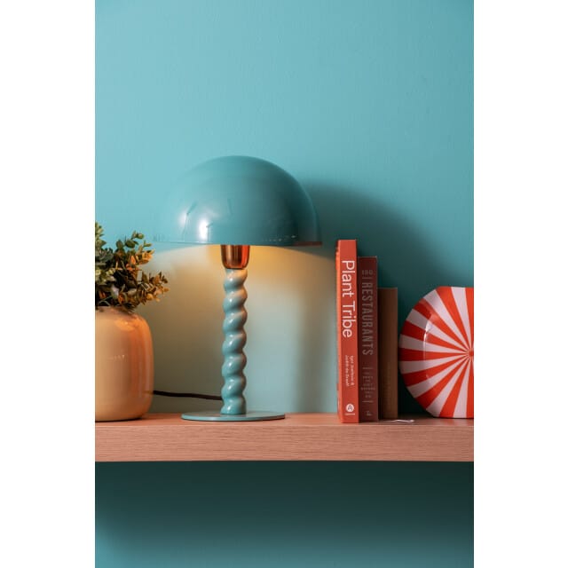 Leitmotiv tafellamp prisa turquoise blue