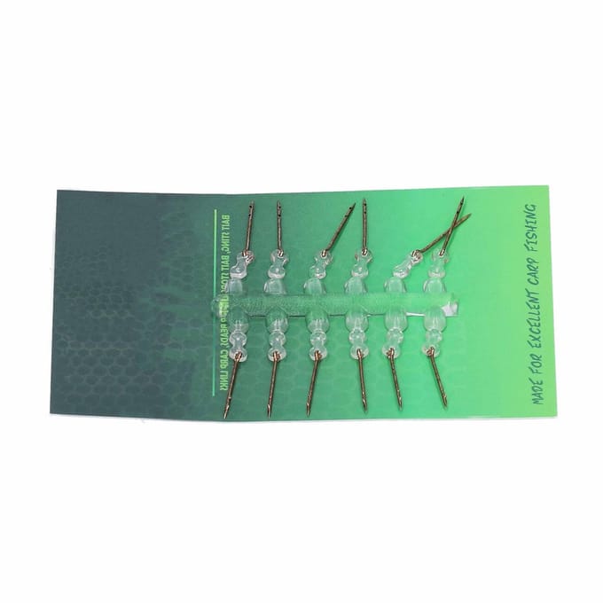 Karpervissen Aas Spike Haken Sting Pin met Siliconen Ring Visaccessoires 15mm/0.59in black