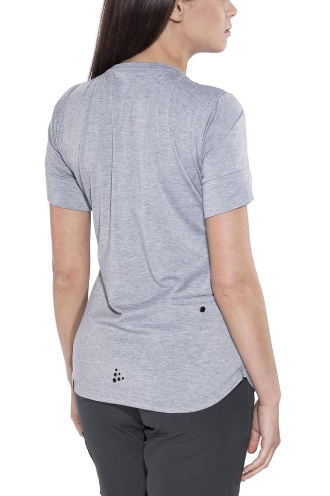 Craft Ride Wielrenshirt - Maat M - Dames - grijs