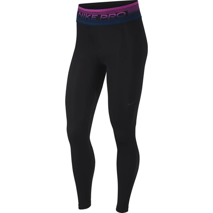 Nike Np Tight Vnr Excl Sportlegging Dames - Black/Dk Smoke Grey - Maat M