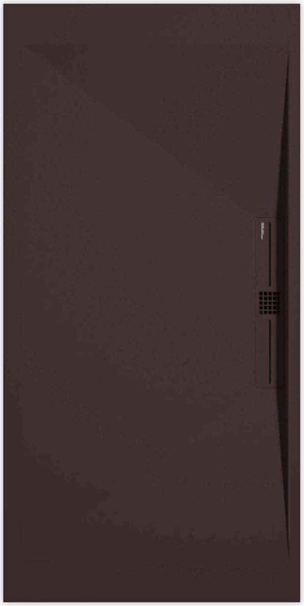 Sanifun douchebak Stone Side Chocolate Smooth 1300 x 700 P