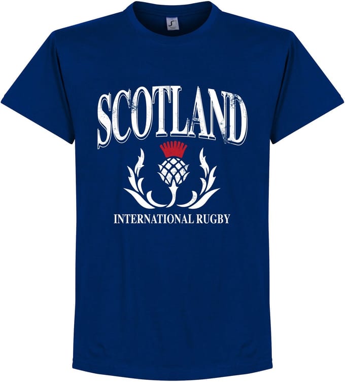 Schotland Rugby T-Shirt - Navy - S