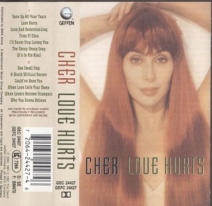 Liefdespijn Audiocassette - Cher