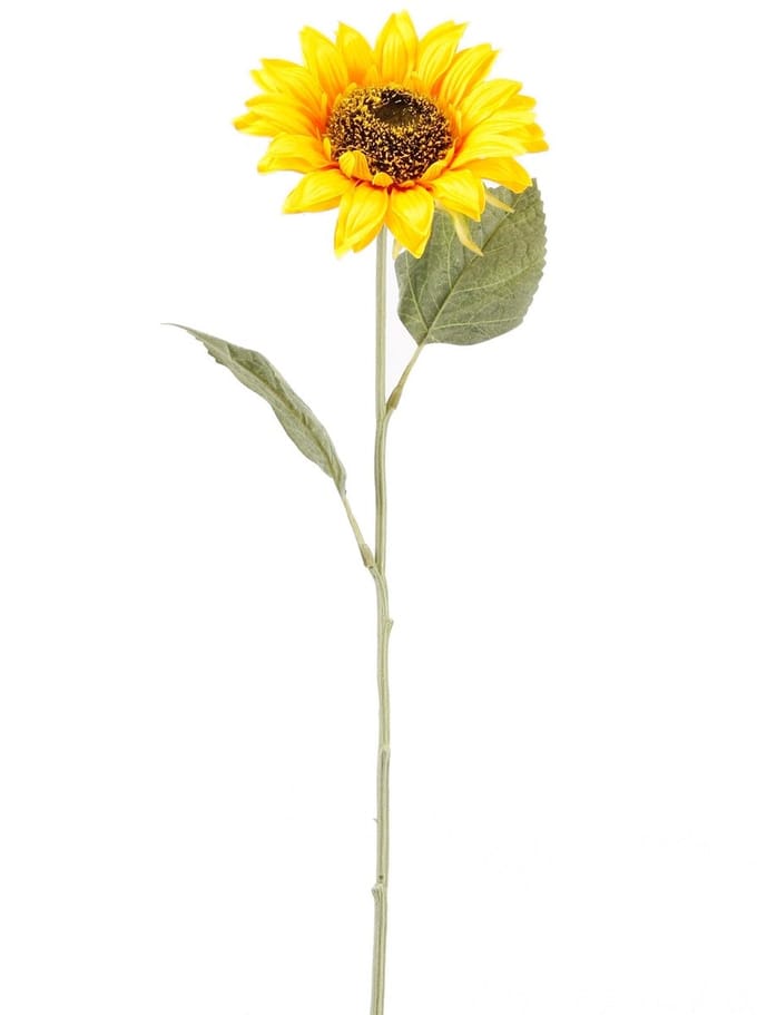 Emerald - Kunstbloem Zonnebloem 62cm geel - Kunstplant voor binnen