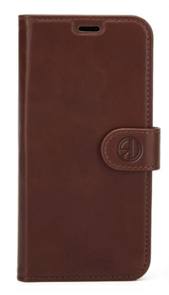 Rico Vitello Leren Boekmodel Hoesje Samsung Galaxy S9 - Donkerbruin