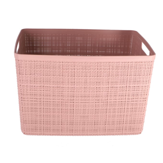 Curver Jute Opbergmand - Maat L - 20L - Roze