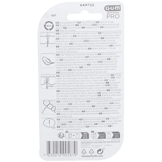 GUM® SOFT-PICKS® Pro Large Interdentale Borstel 30 Tandenborstel