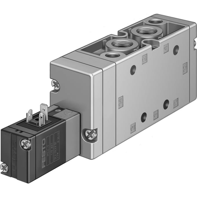 Festo 5/2 Monostabiel Lucht Magneetventiel G3/8 2000L/Min - 14947