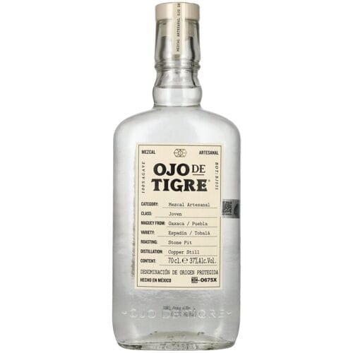 Ojo de Tigre Mezcal Artesanal Joven 100% Agave 37% Vol. 0,7l