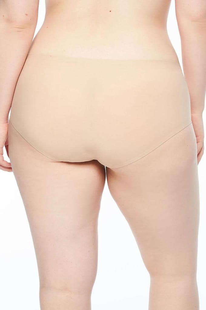 Chantelle - SoftStretch - Hipster - One Size - Plus Size - naadloos - onzichtbaar - NUDE