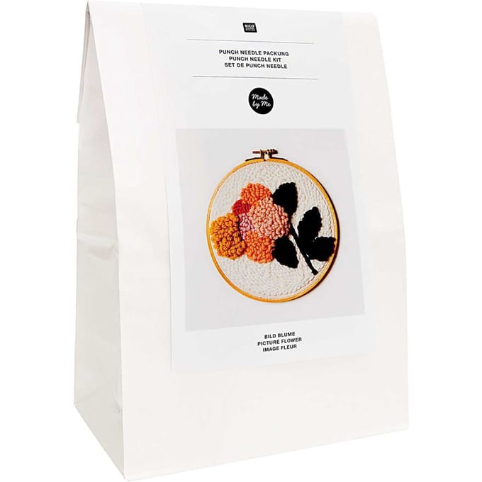 Rico Design Punch Naaldenset "Beeldje Bloem"