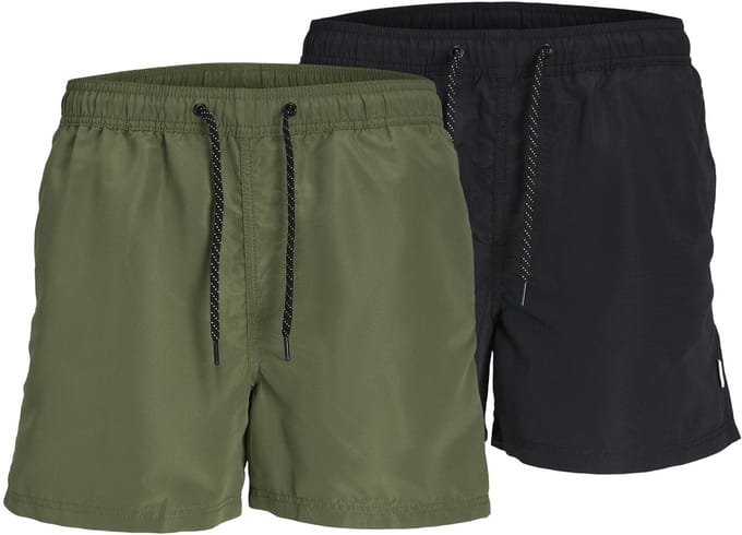 JACK&JONES - JPSTARUBA JJSWIM AKM 2 PACK SOLID - Heren - Zwembroeken