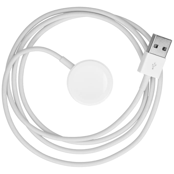 Magnetische oplaadkabel voor de Apple Watch - USB-A - 1 meter - Wit