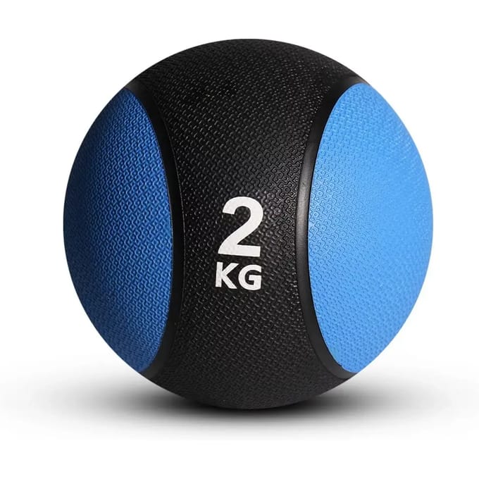 Sveltus Medicijnbal Rubber Zwart/Blauw - 2kg