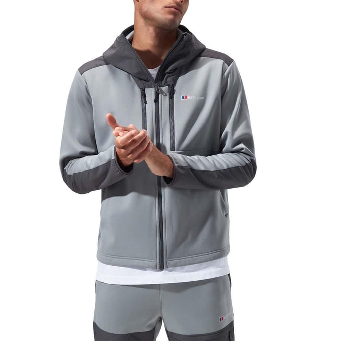 Berghaus Heren Reacon capuchonjas (Grijs/Zwart)
