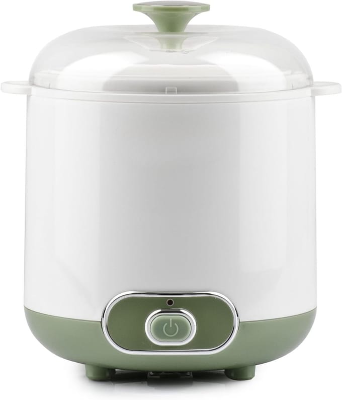 REN® Yoghurtmaker - Yoghurtmakers - Wit/Groen - 19cm x 17cm x 22cm